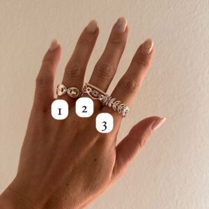 ANILLO ACERO BLANCO