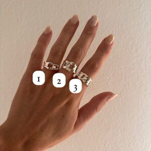 ANILLO ACERO BLANCO