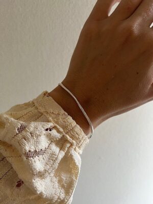 PULSERA ACERO BLANCO