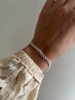 PULSERA ACERO BLANCO