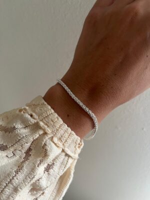 PULSERA ACERO BLANCO