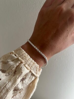 PULSERA ACERO BLANCO