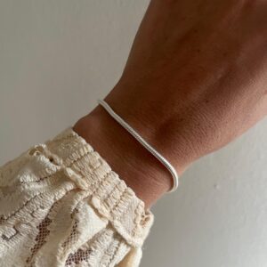 PULSERA ACERO BLANCO