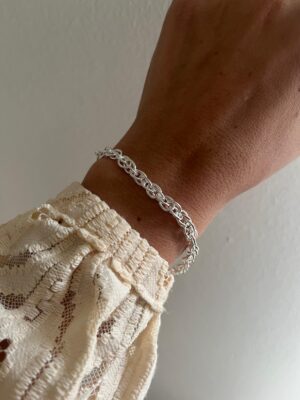 PULSERA ACERO BLANCO