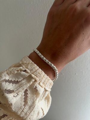 PULSERA ACERO BLANCO