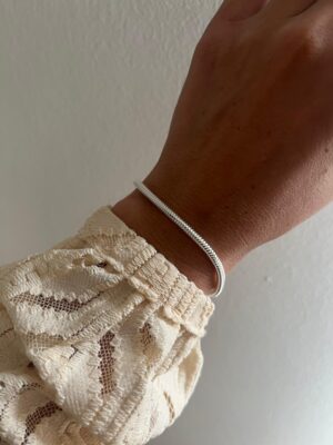 PULSERA ACERO BLANCO