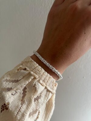 PULSERA ACERO BLANCO