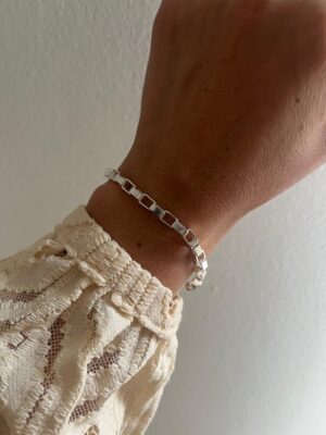 PULSERA ACERO BLANCO