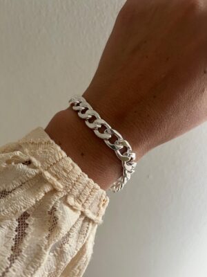 PULSERA ACERO BLANCO