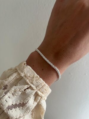 PULSERA ACERO BLANCO