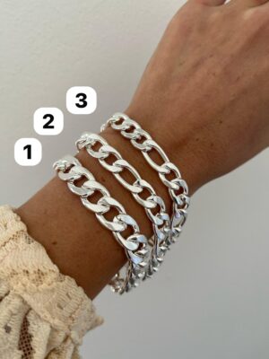 PULSERA ACERO BLANCO