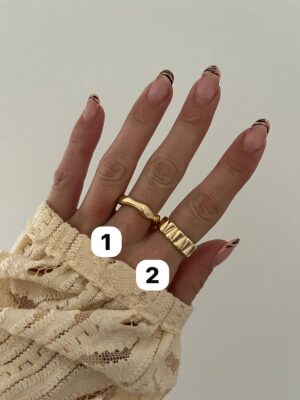 ANILLO BRONCE DORADO