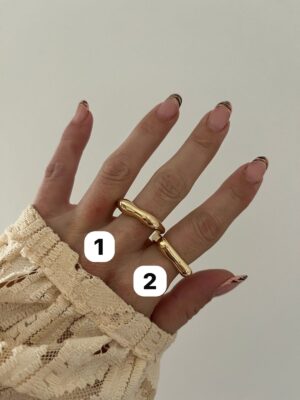 ANILLO BRONCE DORADO