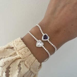 PULSERA REGULABLE ACERO BLANCO