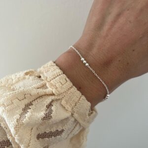 PULSERA ACERO BLANCO