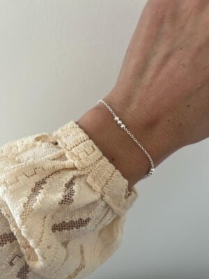 PULSERA ACERO BLANCO