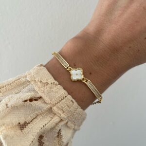 PULSERA ACERO DORADO