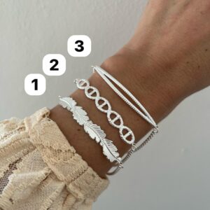 PULSERA ACERO BLANCO