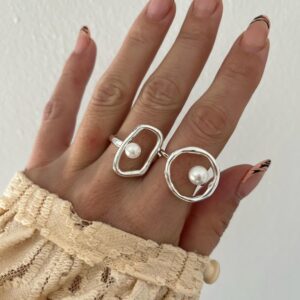 ANILLO ACERO BLANCO