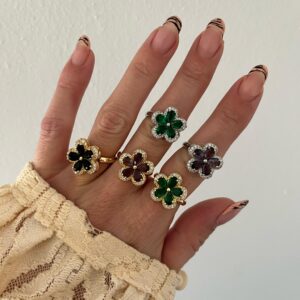 ANILLO ACERO DORADO Y QUIRURGICO