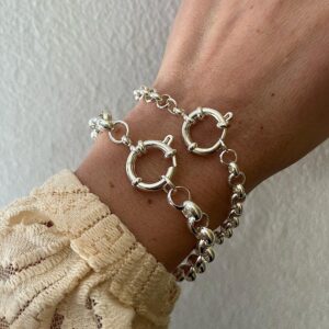 PULSERA ACERO BLANCO