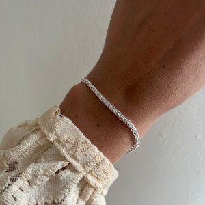 PULSERA ACERO BLANCO