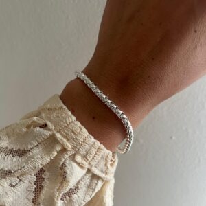 PULSERA ACERO BLANCO