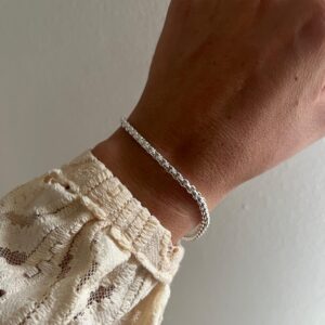 PULSERA ACERO BLANCO