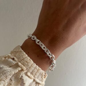 PULSERA ACERO BLANCO