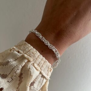 PULSERA ACERO BLANCO