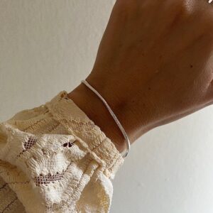 PULSERA ACERO BLANCO
