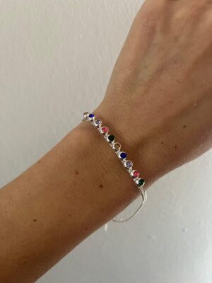 PULSERA ACERO BLANCO