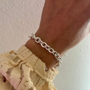 PULSERA ACERO BLANCO