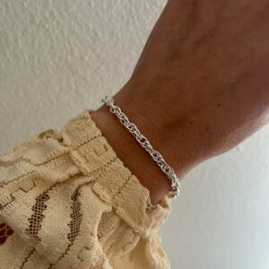 PULSERA ACERO BLANCO