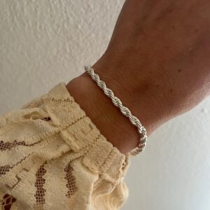 PULSERA ACERO BLANCO