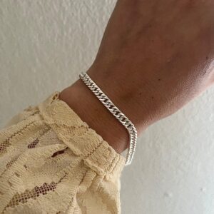 PULSERA ACERO BLANCO