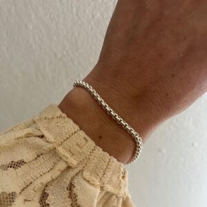 PULSERA ACERO BLANCO