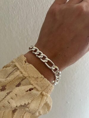 PULSERA ACERO BLANCO