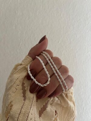 CADENA ACERO BLANCO