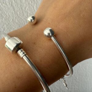 PULSERA PANDORA LAMINADA EN PLATA