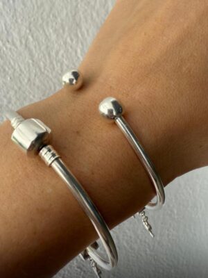 PULSERA PANDORA LAMINADA EN PLATA