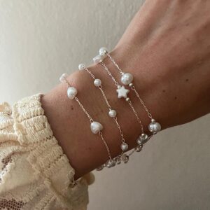 PULSERA ACERO BLANCO