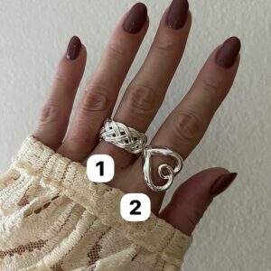 ANILLO ACERO BLANCO