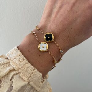 PULSERA ACERO DORADO