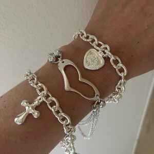 PULSERAS ACERO BLANCO
