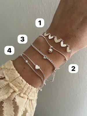 PULSERA ACERO BLANCO