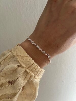 pulsera acero blanco