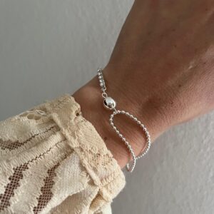 PULSERA ACERO BLANCO