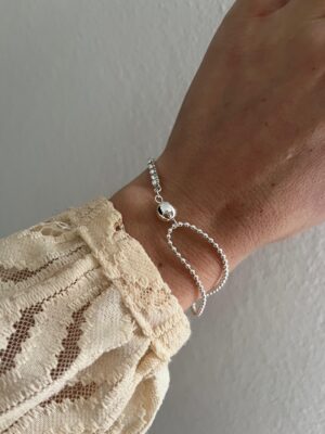 PULSERA ACERO BLANCO