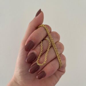 CADENA ACERO DORADO